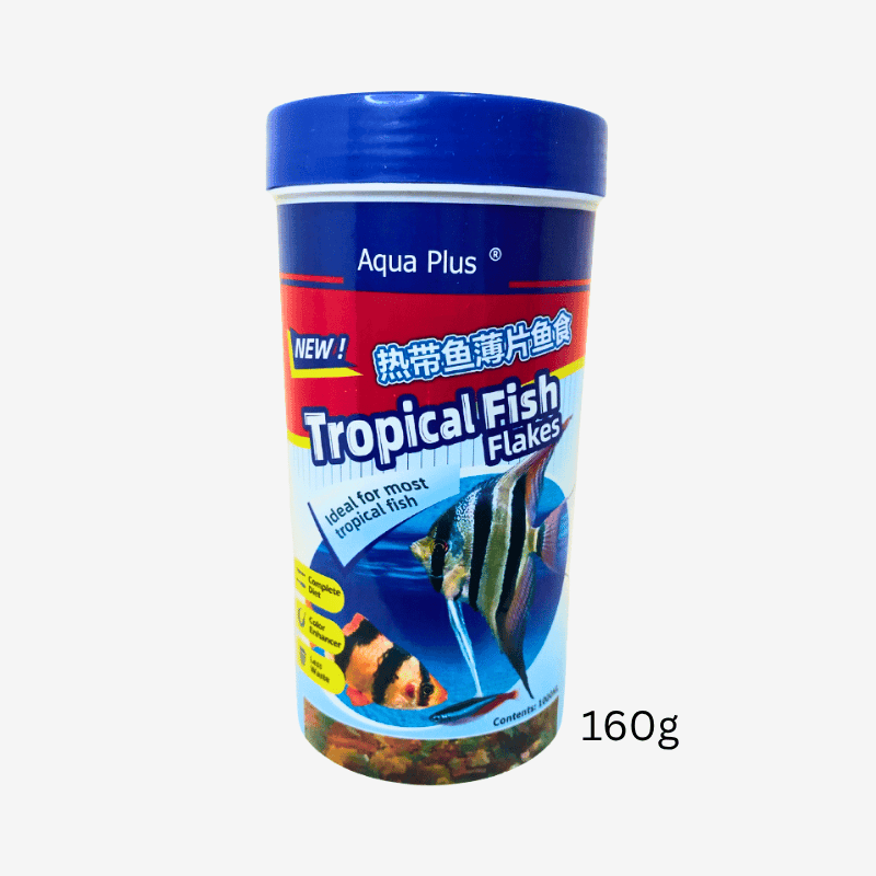 AquaPlus Tropical Fish Flakes 160g