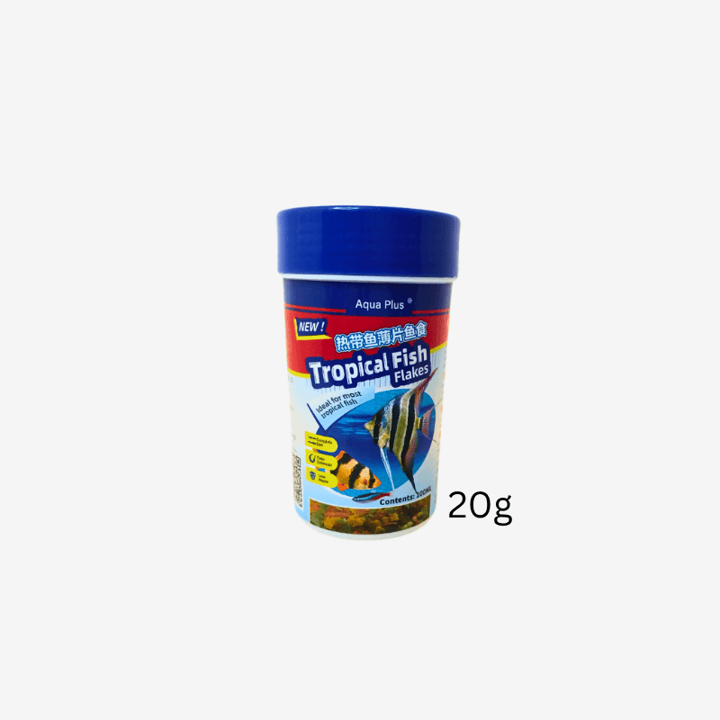 AquaPlus Tropical Fish Flakes 20g (4)