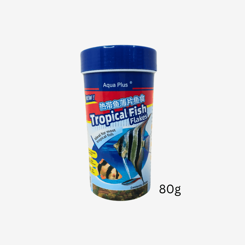 AquaPlus Tropical Fish Flakes 80g