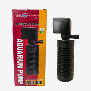 Minjiang NSF-800 Internal Aquarium Filter Pump – 650L/H, 8W (3-in-1 Filtration, Circulation & Air)