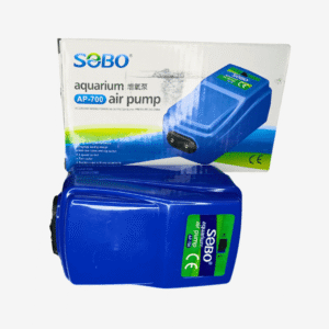 SOBO AP-700 Double Nozzle Aquarium Air Pump: Super Silent, 7W, 2x4.5 L/Min