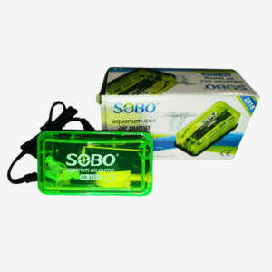 SOBO 222A Fish Aquarium Air Pump: Single Outlet, 3W, 3L/min