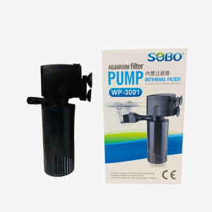 SOBO WP-3001 Aquarium Internal Filter: 20W, 1400 L/H, 3in1 Filtration