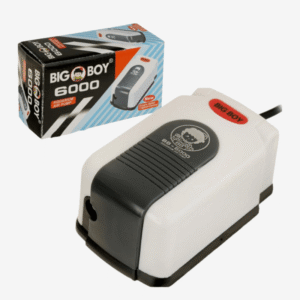 Big Boy BB-6000 Soundless Aquarium Air Pump: Single Nozzle, 1.9W, 40 to 80L