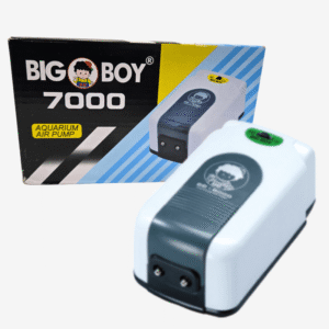 Big Boy 7000 Soundless Double Nozzle Aquarium Air Pump: 3.4W, 80 to 130L