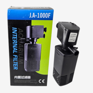 J.A-1000F Aquarium Internal Filter: 15W, 650L/H, Freshwater and Saltwater
